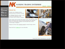 Tablet Screenshot of nanking.com.sg